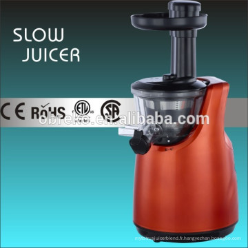 Design moderne Tritan Auger Système de vitesse lente Juicer lent